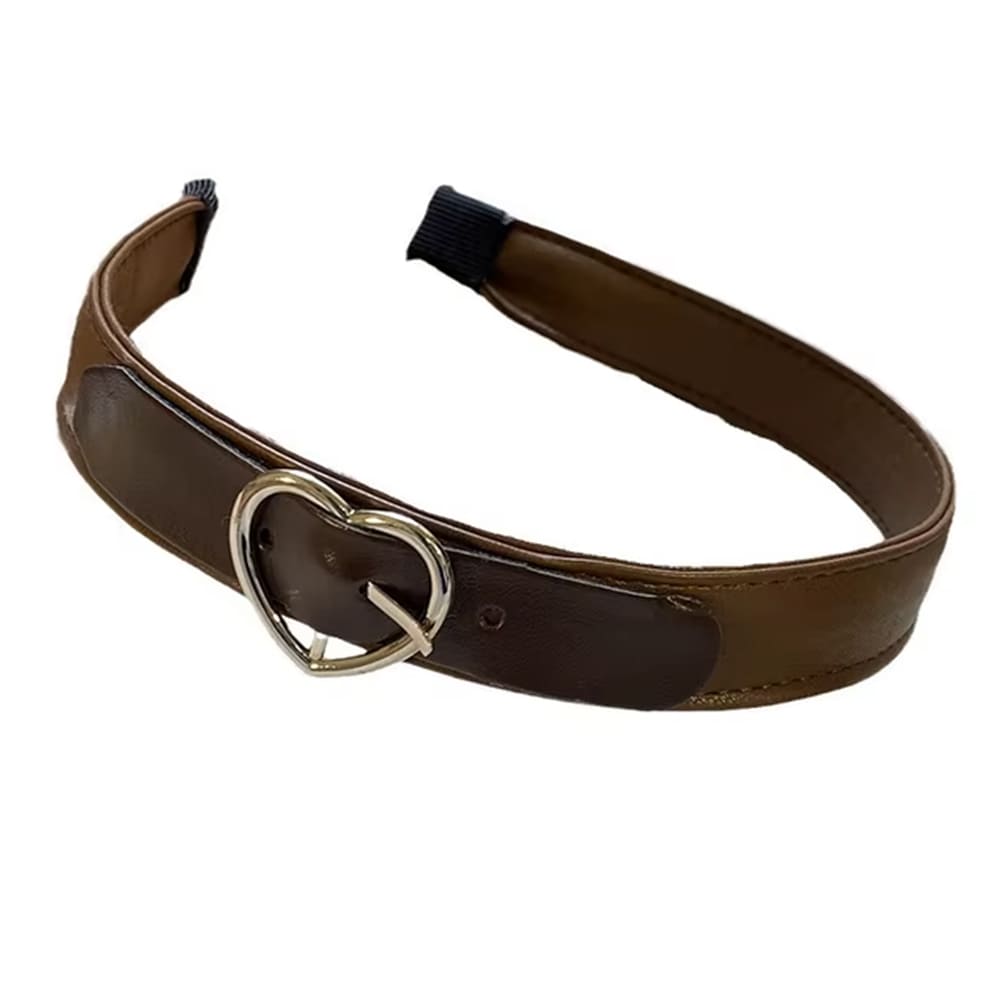 heart buckle headband boogzel clothing