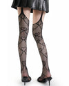 heart fishnet suspender tights boogzel clothing