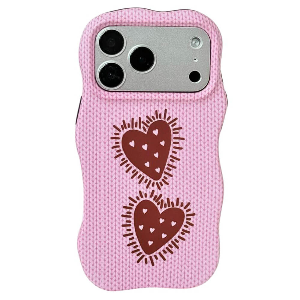 heart print aesthetic iphone case boogzel clothing