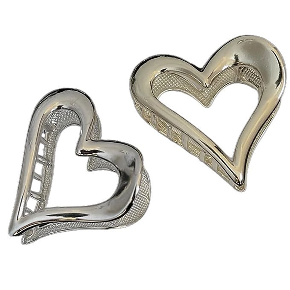 heart shaped hair claw boogzel clothing
