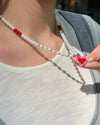heart beaded necklace boogzel clothing