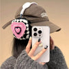 heart crochet airpods max case boogzel clothing