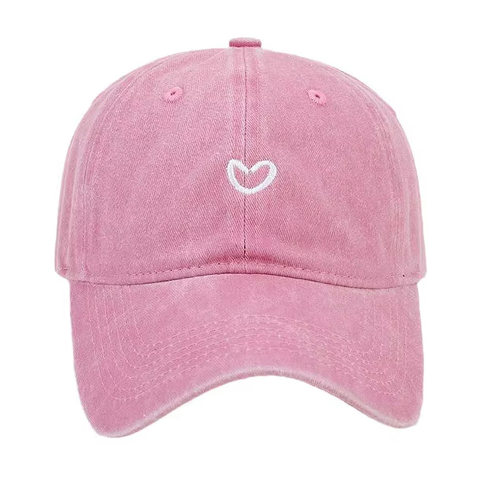 heart embroidery baseball cap boogzel clothing