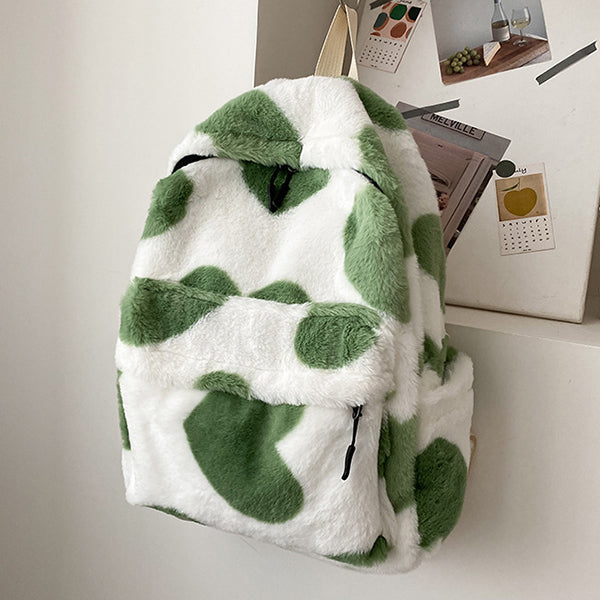 Heart Crush Fuzzy Backpack Heart Crush Fuzzy Backpack