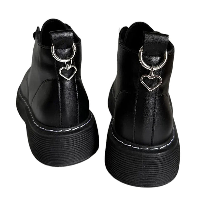 heart pendant boot charms boogzel clothing