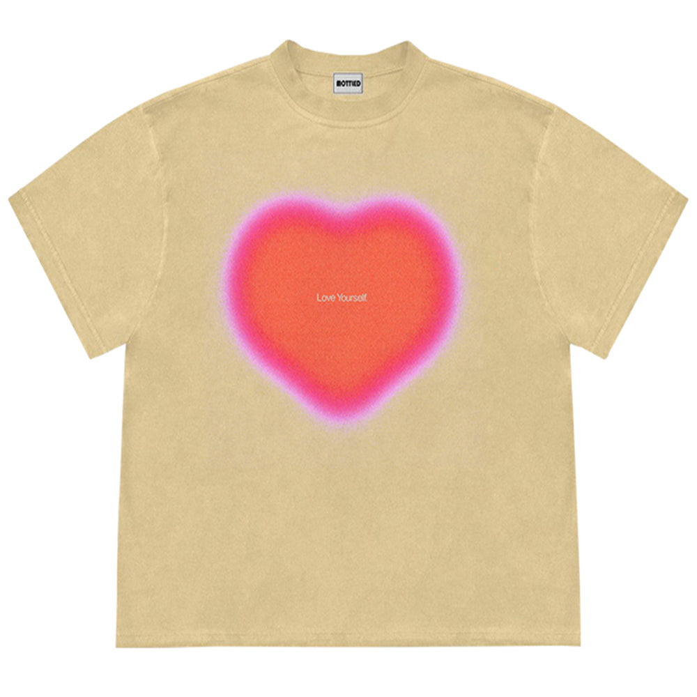 heart print graphic tee boogzel clothing