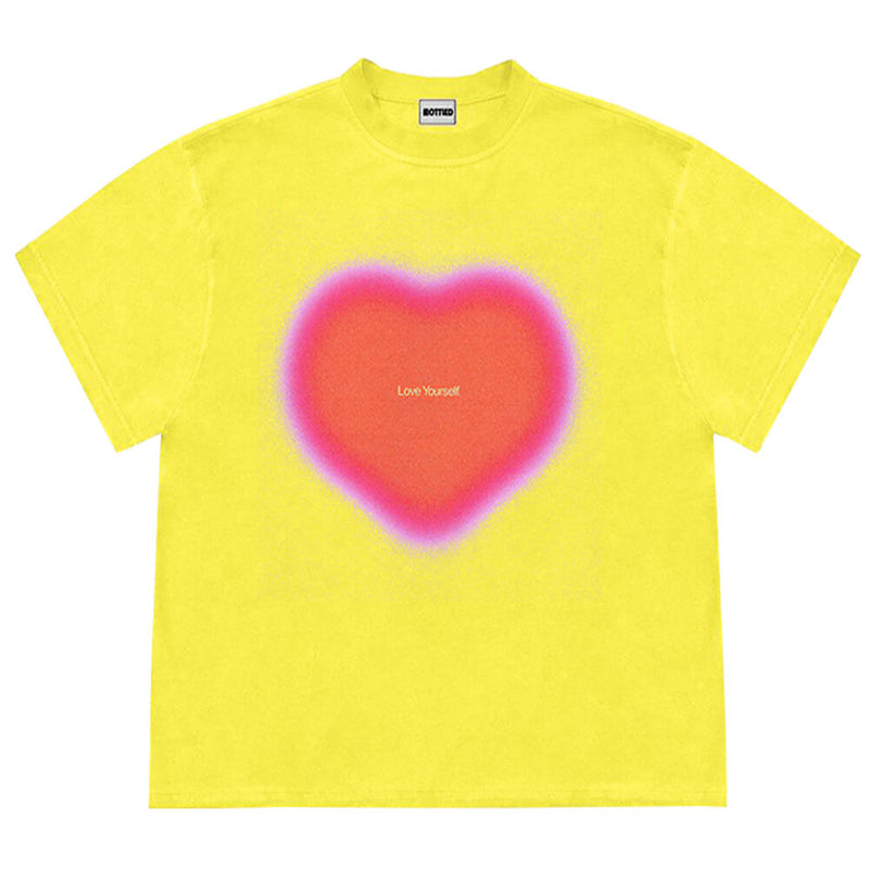 heart print graphic tee boogzel clothing