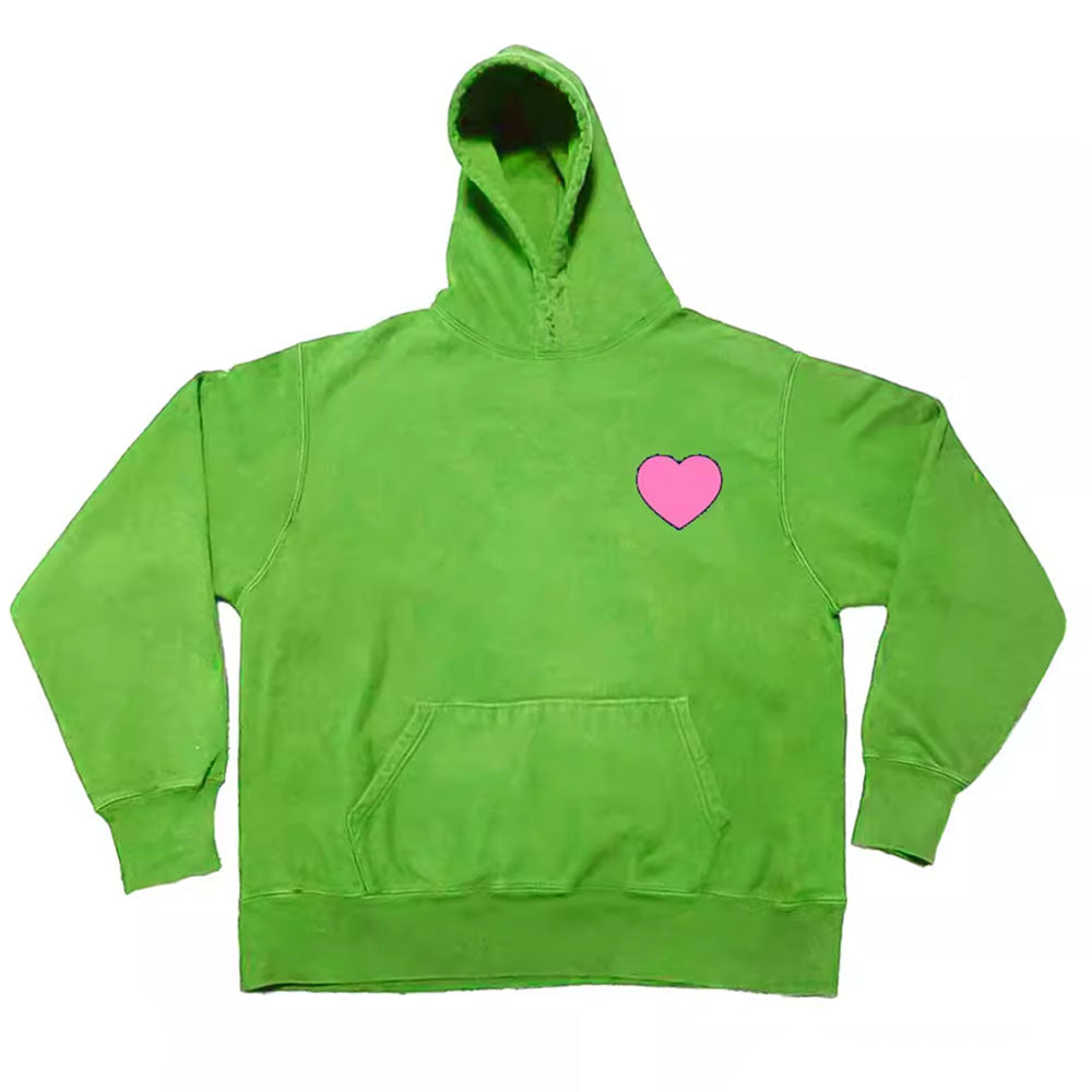 heart print hoodie boogzel clothing