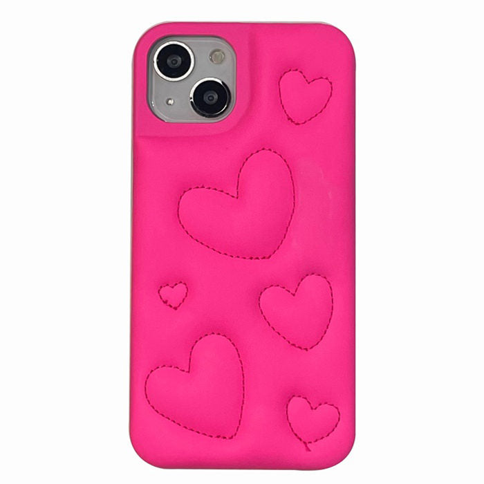heart puffer iphone case boogzel clothing