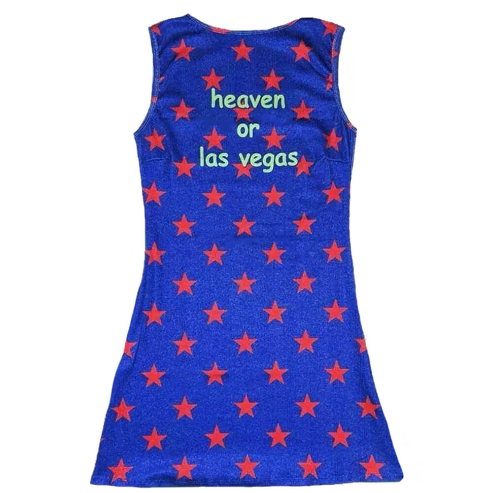 vegas dresses Heaven or Las Vegas Y2K Dress, M / Blue
