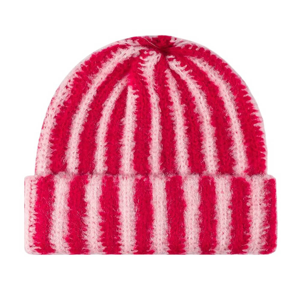 indie aesthetic striped beanie hat boogzel clothing