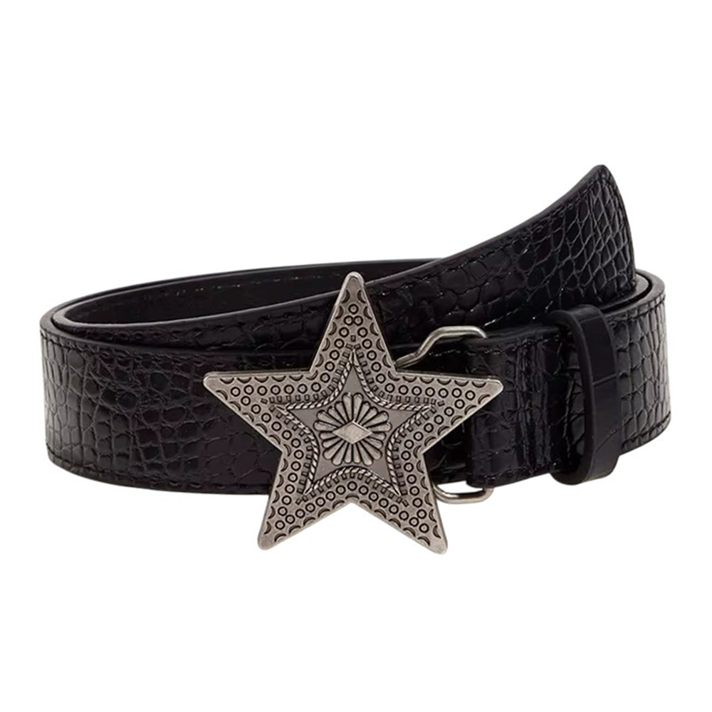 indie sleaze star croc belt boogzel clothing