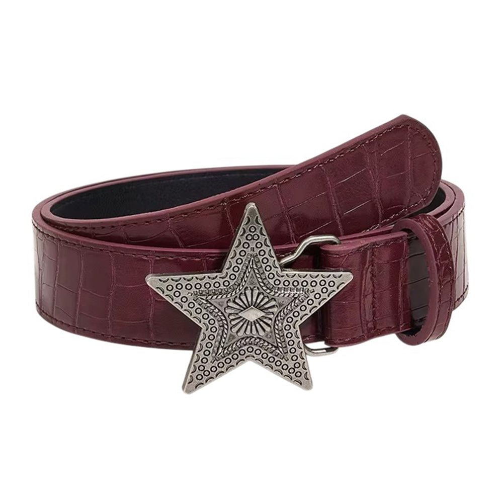 indie sleaze star croc belt boogzel clothing