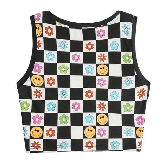 indie aesthetic checker top boogzel clothing