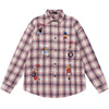 indie aesthetic embroidered plaid shirt boogzel clothing