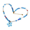 indie aesthetic flower beaded necklace boogzel clothing