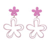 indie aesthetic flower earrings boogzel clothing