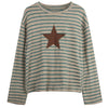 indie kid star striped long tee boogzel clothing