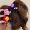 indie smiley face hair claw boogzel clothing