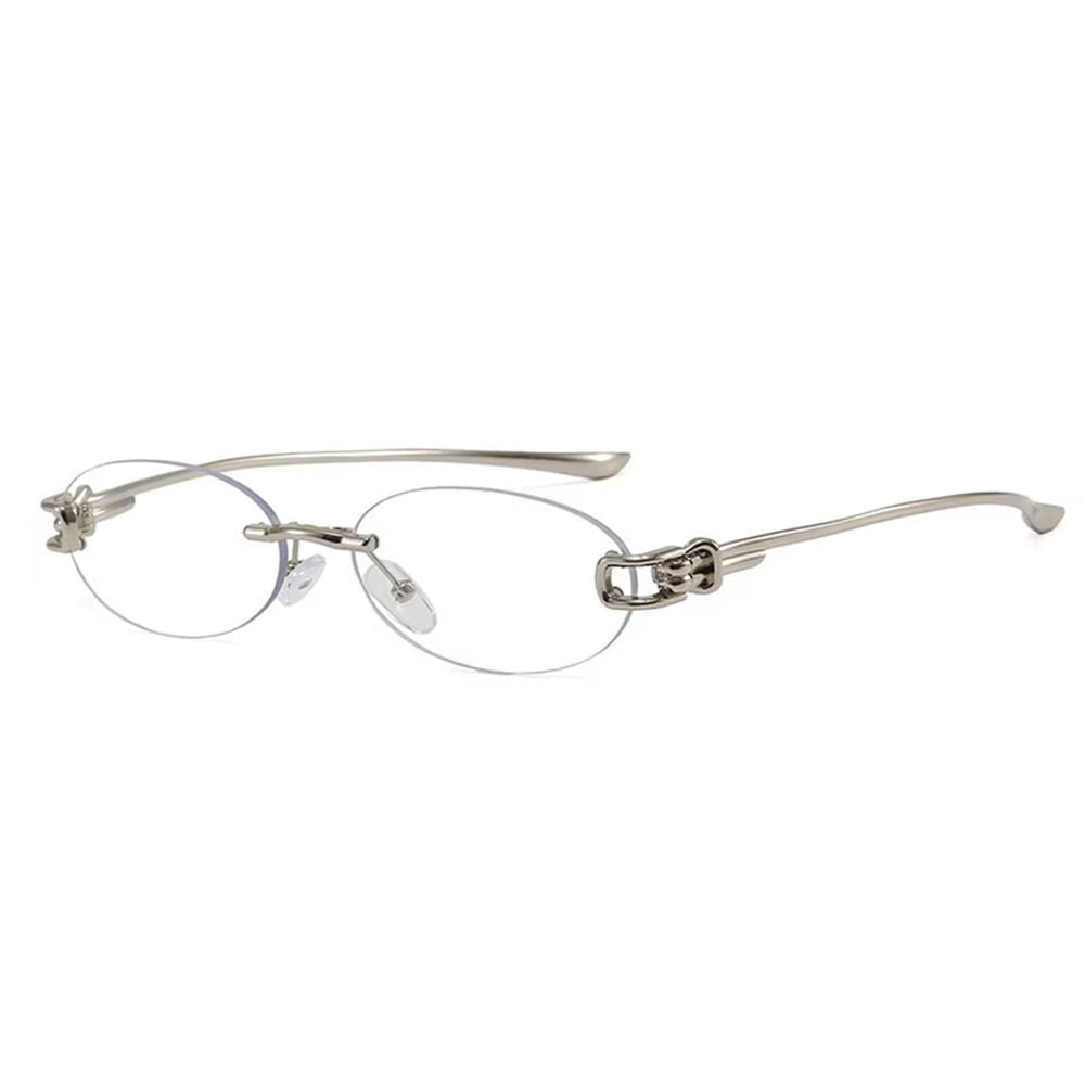 it girl energy rimless sunglasses boogzel clothing