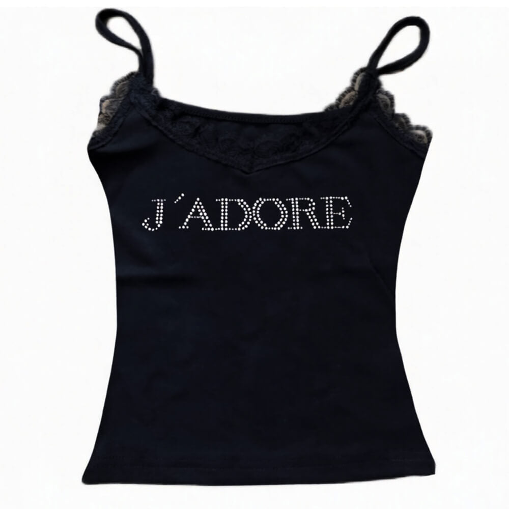 jadore lace tank top boogzel clothing