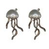 jellyfish stud earrings boogzel clothing