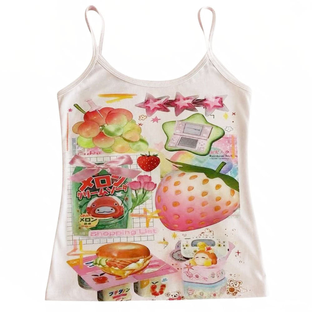 kawaii aesthetic tank top boogzel clothing