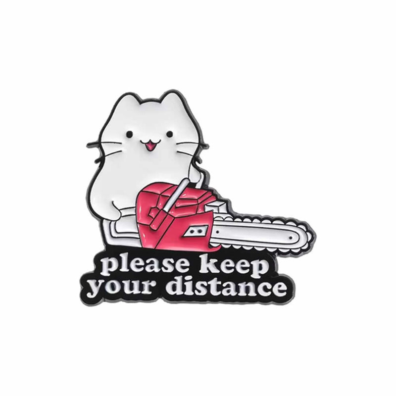 keep distance brooch pin boogzel clothing