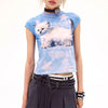 kitten print y2k baby tee boogzel clothing
