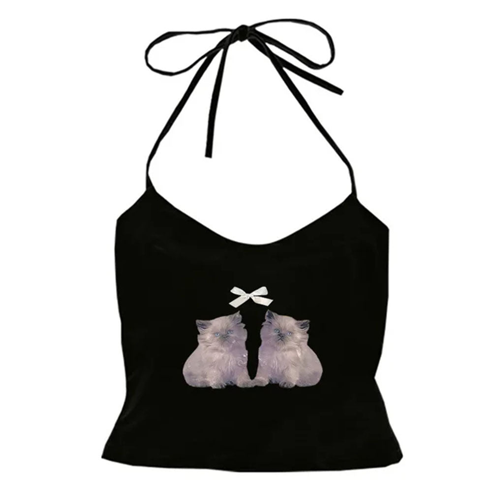 kitten y2k halter topboogzel clothing