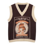 kitty knitted vest boogzel clothing