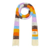 knit striped skinny scarf boogzel clothing