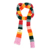 knit striped skinny scarf boogzel clothing