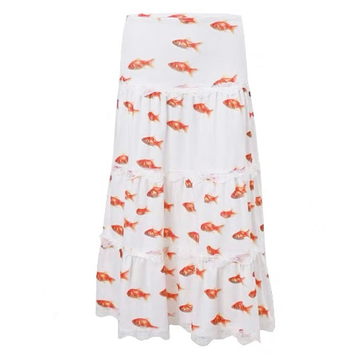 koi fish maxi skirt boogzel clothing