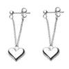 korean style heart earrings boogzel clothing