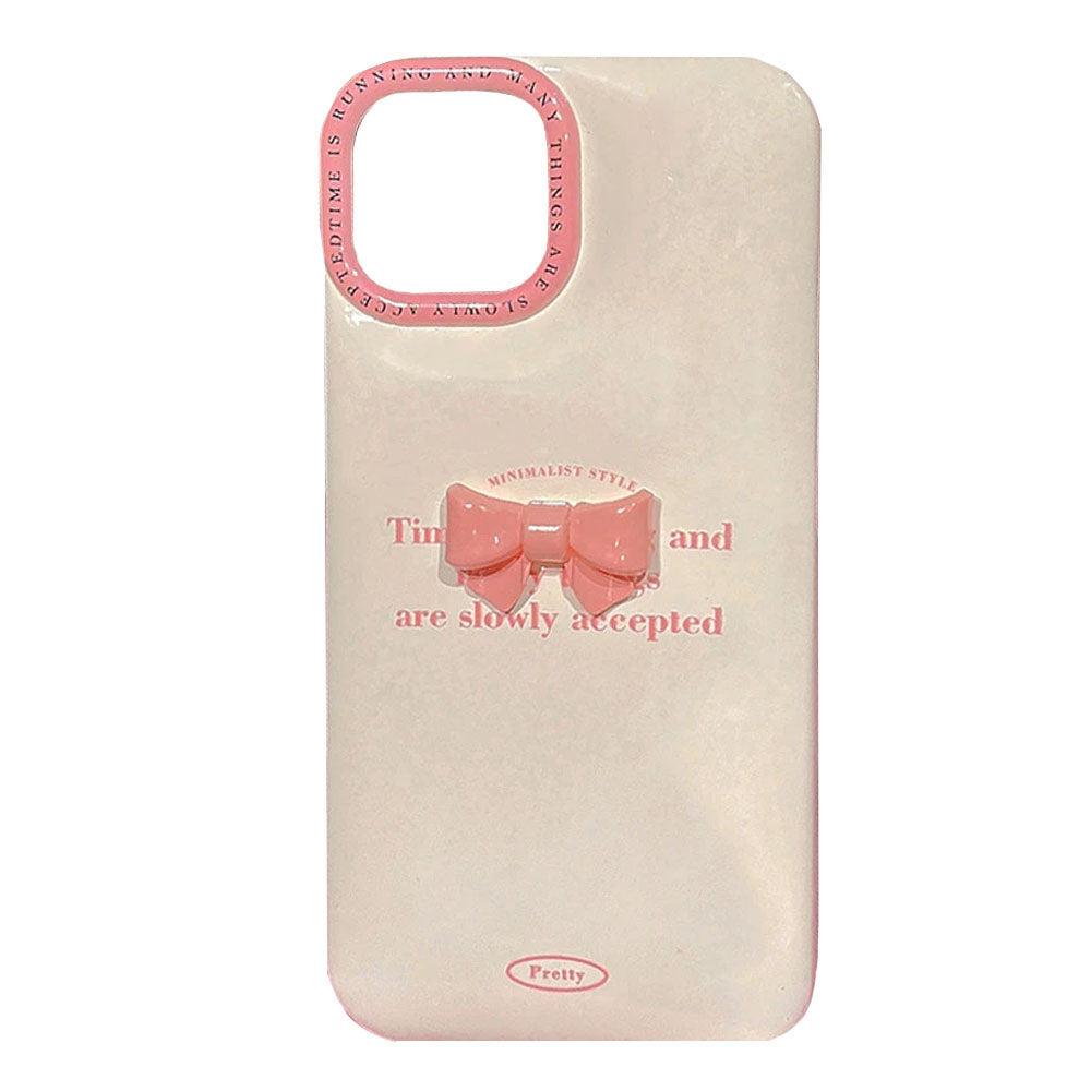 korean aesthetic bow iphone case boogzel clothing