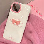 korean aesthetic bow iphone case boogzel clothing