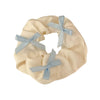 korean style bows satin scrunchie boogzel clothing