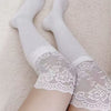 knee high with lace trim socks boogzel clothing