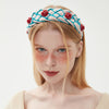 lattice puffy headband boogzel clothing