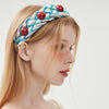 lattice puffy headband boogzel clothing