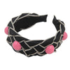 lattice puffy headband boogzel clothing