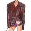 red leather moto jacket boogzel clothing