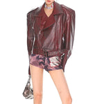 red leather moto jacket boogzel clothing