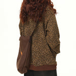 leopard oversized hoodie boogzel clothing