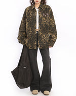 leopard print oversized jacket boogzel clothing