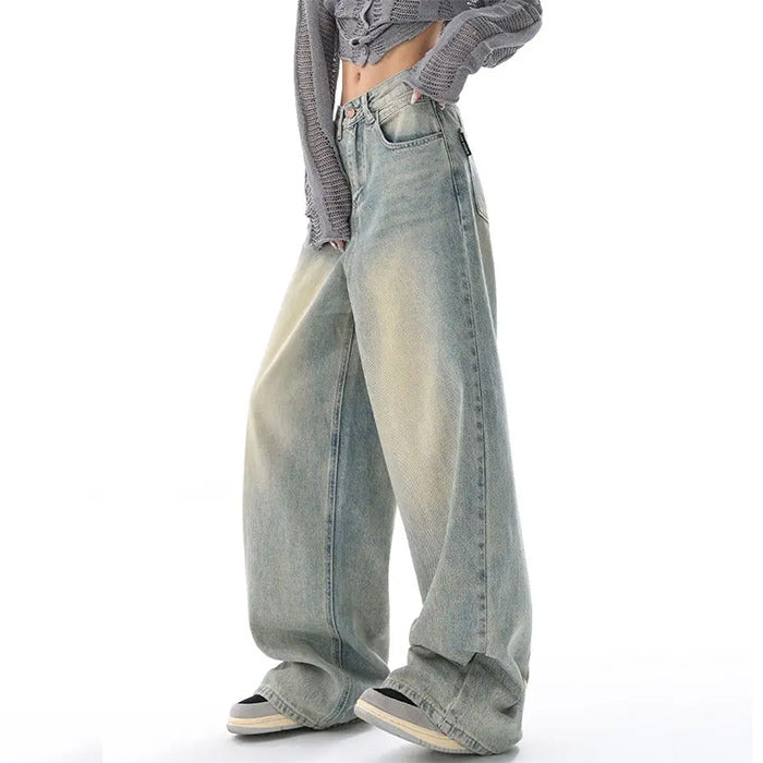 light wash baggy jeans boogzel clothing