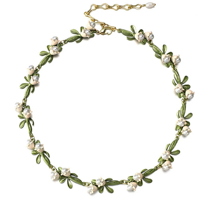 lily of the valley choker boogzel clothing