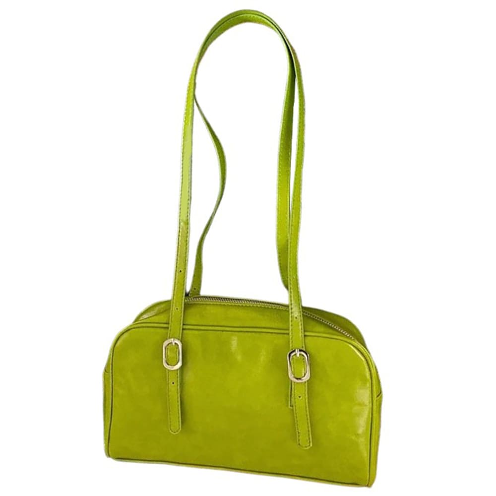 lime green minimalist aesthetic shoulder bag boogzel clothing