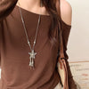 long star charm necklace boogzel clothing